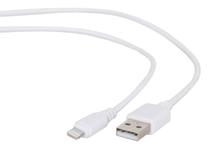 Laidas Gembird, USB 2.0 Type A/Apple Lightning, balta sp.