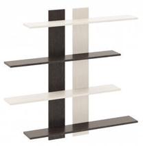 Sieninė lentyna MN Tip 6, ruda, 116.8 cm x 17.6 cm x 110 cm