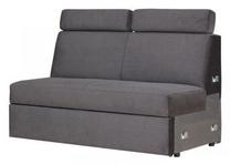 Modulinė sofa Bodzio Lazur, pilka sp., 141 x 81 cm x 97 cm