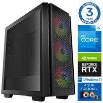 Стационарный компьютер Intop i5-13400F, DDR5 64 GB, SSD+HDD 1 TB 2 TB, Nvidia GeForce RTX 5060 8 GB GDDR7, Windows 11