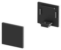 LED profilio galinis dangtelis SLV Grazia 10 Flat Version 1000480, juoda sp., IP20