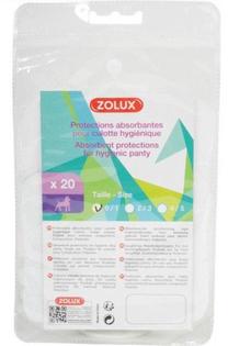 Suņu apmācību paklājs Zolux Sanitary Pads 477217, 2/3, 20 gab. balta krās.