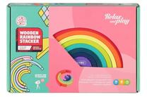 Koka balansēšanas puzle Rainbow