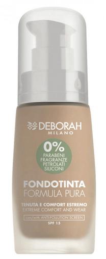 Skystas makiažo pagrindas Deborah Milano Pure Formula SPF15, 01 fair, 30 ml