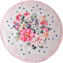 Vonios grindų kilimėlis Foutastic Florens 359CHL4156, įvairių spalvų, 100 cm x 100 cm, Ø 100 cm