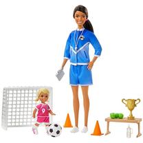 Lėlė Mattel Barbie You can Be Anything - Soccer Coach, 29 cm