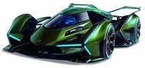 Игрушечная гоночная машина Maisto Lamborghini V12 Vision Gran Turismo, зеленый цв.