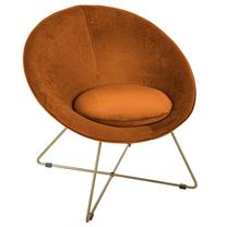 Atpūtas krēsls Atmosphera Evan 157066D, vara krās., 76 cm x 62.5 cm x 73.5 cm