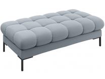 Pufas Micadoni Home Mamaia, juoda sp./žydra sp., 133 cm x 62 cm x 41 cm