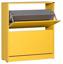Batų spintelė Kalune Design SHC-520-HH-1, geltona sp., 73 cm x 26 cm x 84 cm