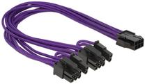 Kabelis Delock PCI Express 6 pin to 2 x 8 pin PCI Express 6 pin female to 2 x 8 pin male PCI 6 pin female, 2 x 8 pin, 0.030 m