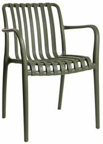 Lauko kėdė Homla Valoro 244085, tamsiai žalia sp., 57 cm x 56 cm x 81 cm