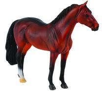 Фигурка-игрушка Collecta Hanoverian Stallion 88431, черный цв./красный цв.