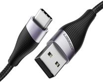 Kabelis Ugreen 60206, 1 x USB/1 x USB-C, 200 cm, juoda sp.