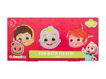 Vannas sāls komplekts, vannas bumbas Cocomelon Fun Bath Fizzers, 180 g, 3 gab.
