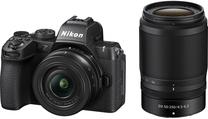 Beveidroninis fotoaparatas Nikon Z50 II + Nikkor Z DX 16-50mm f/3.5-6.3 VR + Nikkor Z DX 50-250mm f/4.5-6.3 VR, juoda sp.