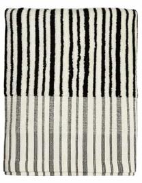 Vannas dvielis Homla Basic Demi 244995, balta krās./melna krās., 90 cm x 50 cm