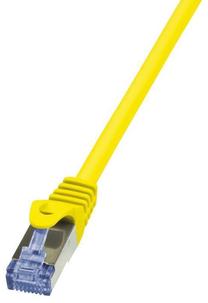 Провод Logilink CAT 6a S/FTP RJ-45 8P8C, RJ-45 8P8C, 0.5 м, желтый цв.