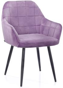 Kėdžių rinkinys Homede, violetinė, 44 cm x 44 cm x 80 cm, 2 vnt.