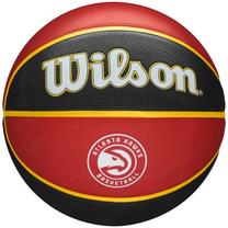 Krepšinio kamuolys Wilson NBA Team Atlanta Hawks, 7 dydis, juoda sp./raudona sp./geltona sp.