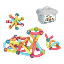 Magnetinis konstruktorius Woopie Stick Blocks, 76 vnt., įvairių spalvų