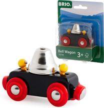 Игрушечный поезд Brio Bell Wagon 33749, черный цв./красный цв.