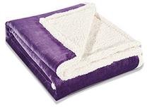 Pledas DecoKing Teddy, violetinis, 220 cm x 240 cm