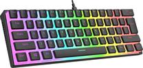 Vadu spēļu tastatūra Rampage Radiant K11 Outemu Red, EN, melna krās.