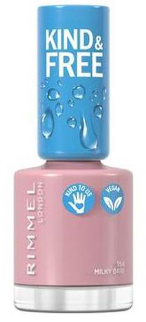 Nagų lakas Rimmel London Kind & Free, šviesiai rožinė sp., 8 ml