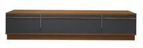 ТВ стол Kalune Design Elite 180-CA, антрацитовый цв./ореховый цв., 40 см x 160 см x 46 см
