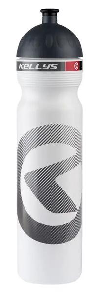 Ūdens pudele Kellys Kalahari, balta krās./pelēka krās., plastmasa, 1 l