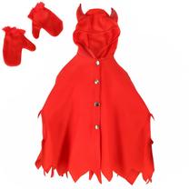 Karnevāla tērps bērniem, velns Lovely Red Devil, sarkana krās., S, 100 - 110 cm