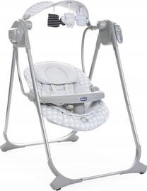 Детское кресло-качалка Chicco Polly Swing Up, серый цв.