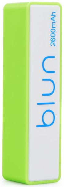 Lādētājs-akumulators (Power bank) Blun Perfume, 2600 mAh, zaļa krās.