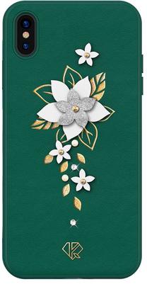 Telefona vāciņš Kingxbar, zaļa krās., Apple