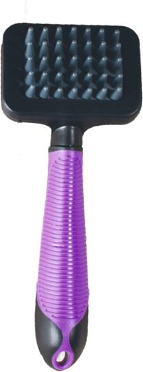 Ķemme kaķiem Karlie Massage Brush, 0.098 kg, melna krās./violeta krās.