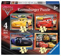 Dėlionė 4in1 Ravensburger Let's Race 06894, 19 cm x 14 cm, 72 vnt., įvairių spalvų