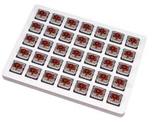 Jungiklis Keychron Gateron Low Profile Mechanical Brown Switch Set Z123, skaidri sp./ruda sp.