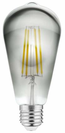 Spuldze GTV LD-ST64FPE6-30 Kvēldiegu spuldze, ST64, 2700 °K, E27, 6 W, 500 lm