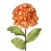 Искусственный цветок, гортензия Flore 726, oранжевый цв., 75 см x 20 см
