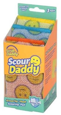 Šveistukas Scrub Daddy Scour Daddy 622190, įvairių spalvų, 3 vnt.