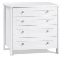 Komoda Kalune Design Oslo 2143, balta sp., 48 cm x 83 cm x 88 cm