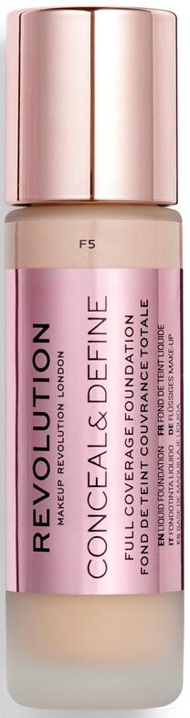 Šķidrā grima bāze Makeup Revolution London Conceal & Define, f5, 23 ml