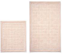 Комплект ковриков для ванны Foutastic COTTONKT000011, светло-розовый цв., 100 см x 60 см