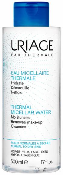 Мицеллярная вода Uriage Thermal, 500 мл