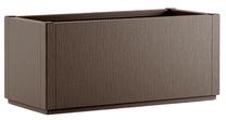 Gėlių lovelis Stefanplast Etnica 68503, plastikinis, 80 cm x 36 cm, ruda sp.