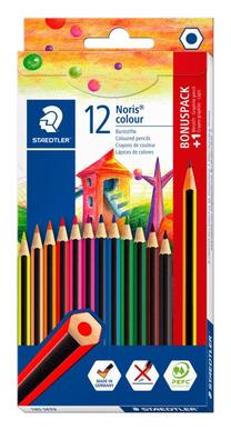 Spalvoti pieštukai Staedtler Noris Colour, 12 vnt.