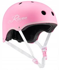 Шлем для катания на роликах Raven Essto, XS (48-52 см), розовый цв.