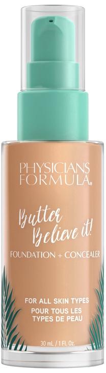 Skystas makiažo pagrindas Physicians Formula Butter Believe It!, medium, 30 ml