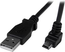 Laidas StarTech USBAMB2MD, Mini USB/USB, juoda sp.